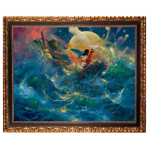 Limited-Edition Framed ''Sorcerer Symphony'' Mickey Mouse Gicl&eacute;e on Canvas by James Coleman