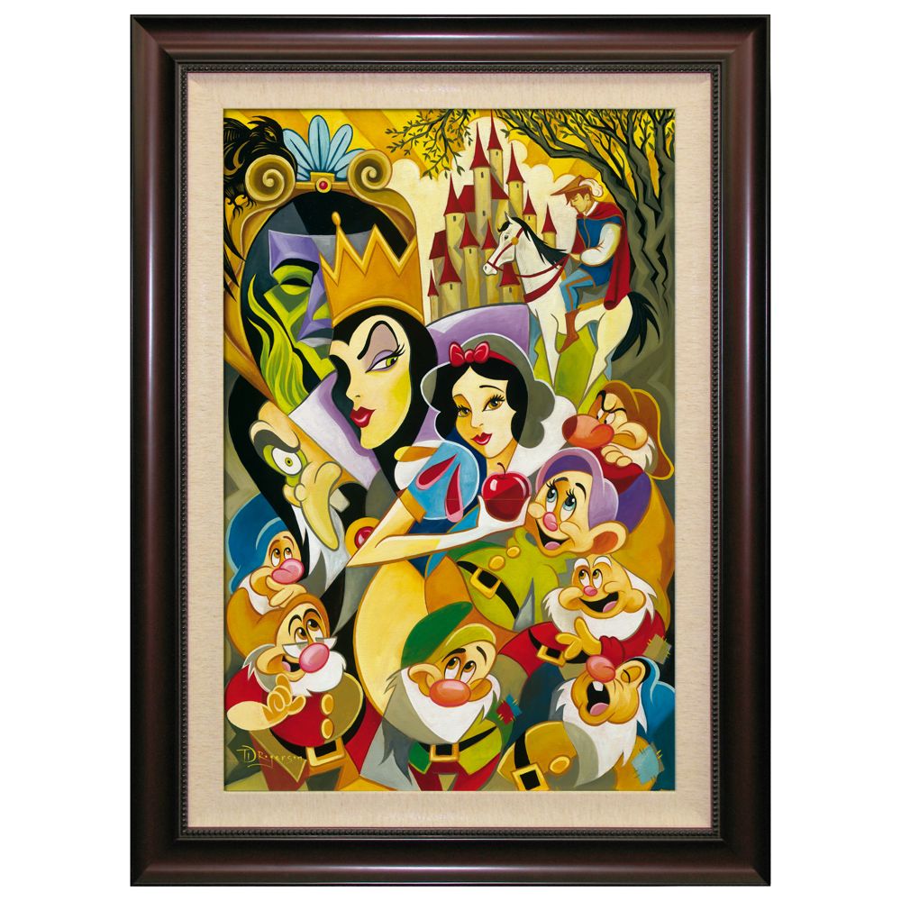 Limited-Edition Framed ''The Enchantment of Snow White'' Gicl&eacute;e on Canvas by Tim Rogerson