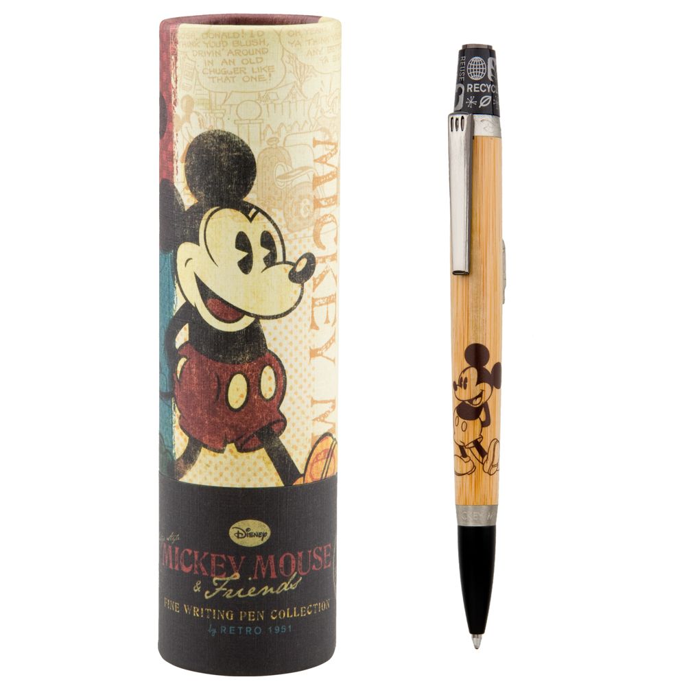 Bamboo Mickey Mouse Pen by Retro 51