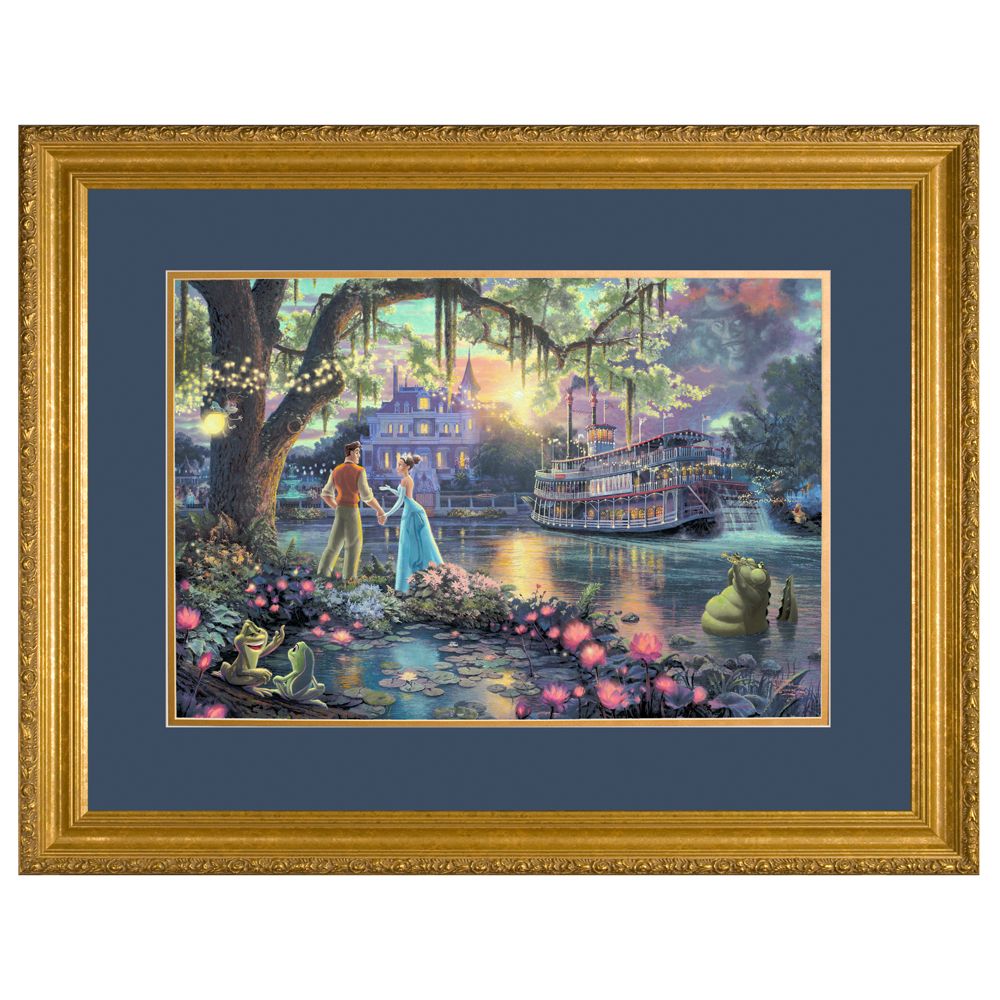 The Princess and the Frog'' Limited Edition Framed Print by Thomas Kinkade