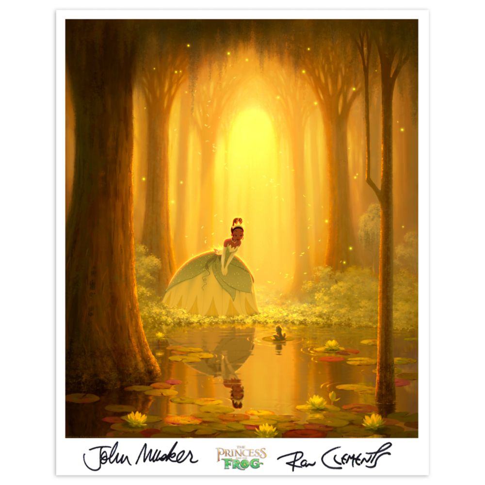 D23 Exclusive Limited-Edition ''A Modern Fairy Tale'' The Princess and the Frog Giclee