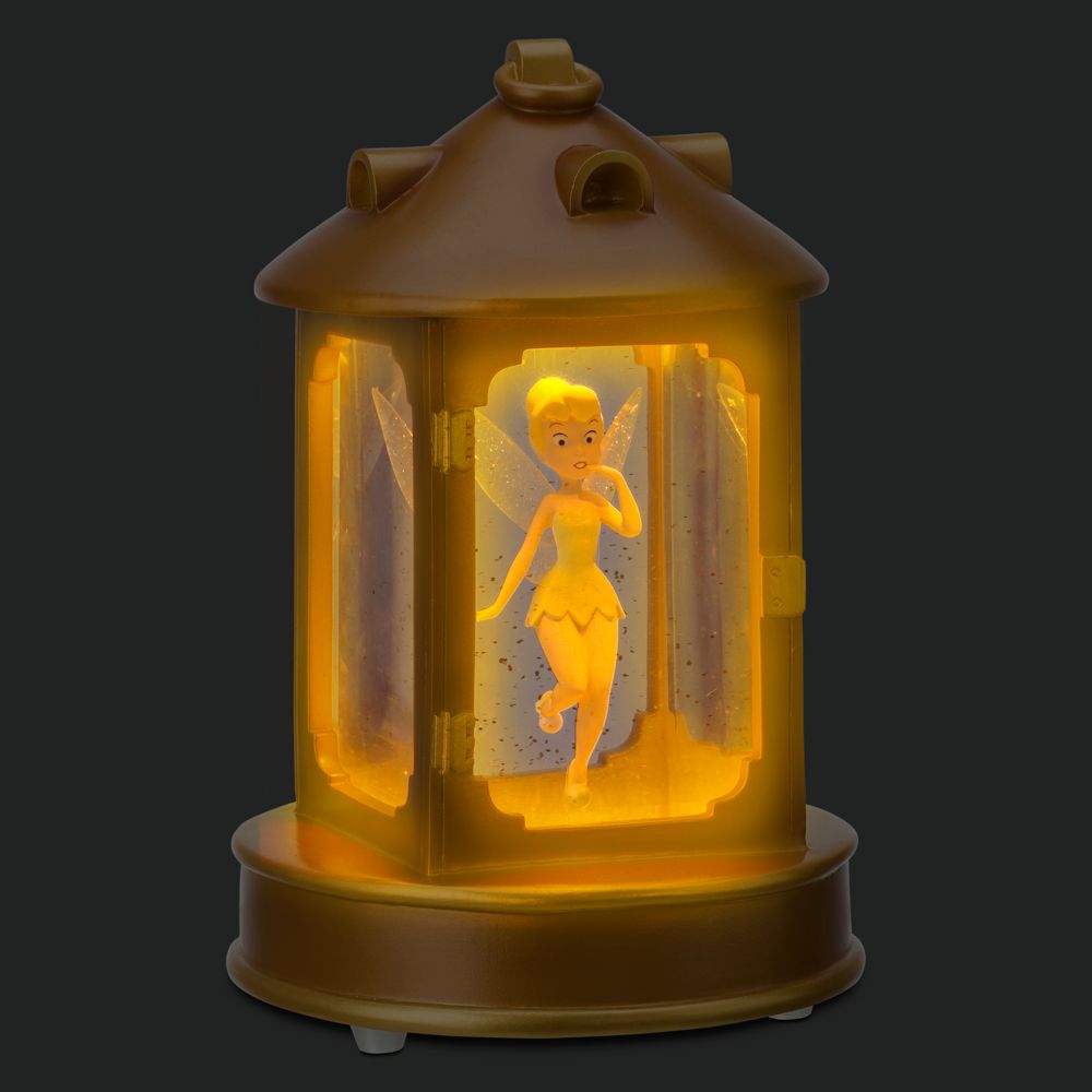 tinkerbell in lantern figurine