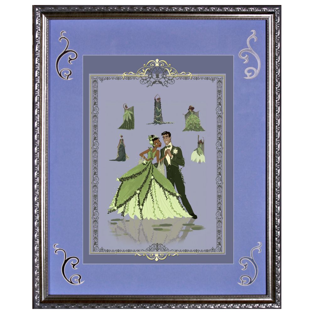 Tiana Dress Study Princess and the Frog LE Giclee on Paper