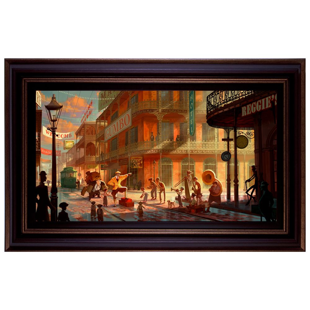 French Quarter The Princess and the Frog Giclee on Canvas