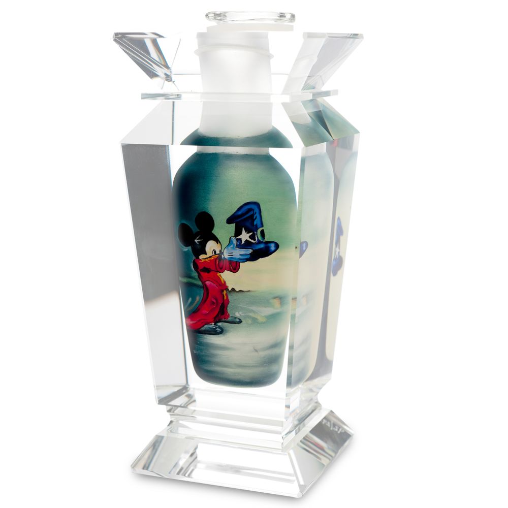 ''Here's Your Hat'' Sorceror Mickey Mouse Fine Art Glass Vase