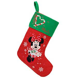 Personalized Minnie Mouse Holiday Stocking