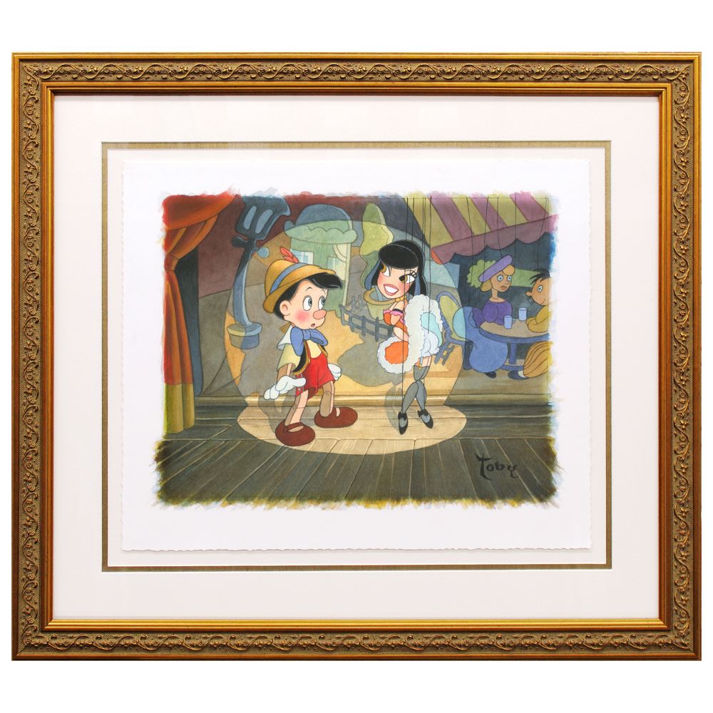 Limited-Edition Framed ''Ooh La La'' Pinocchio Gicl&eacute;e on Paper by Toby Bluth