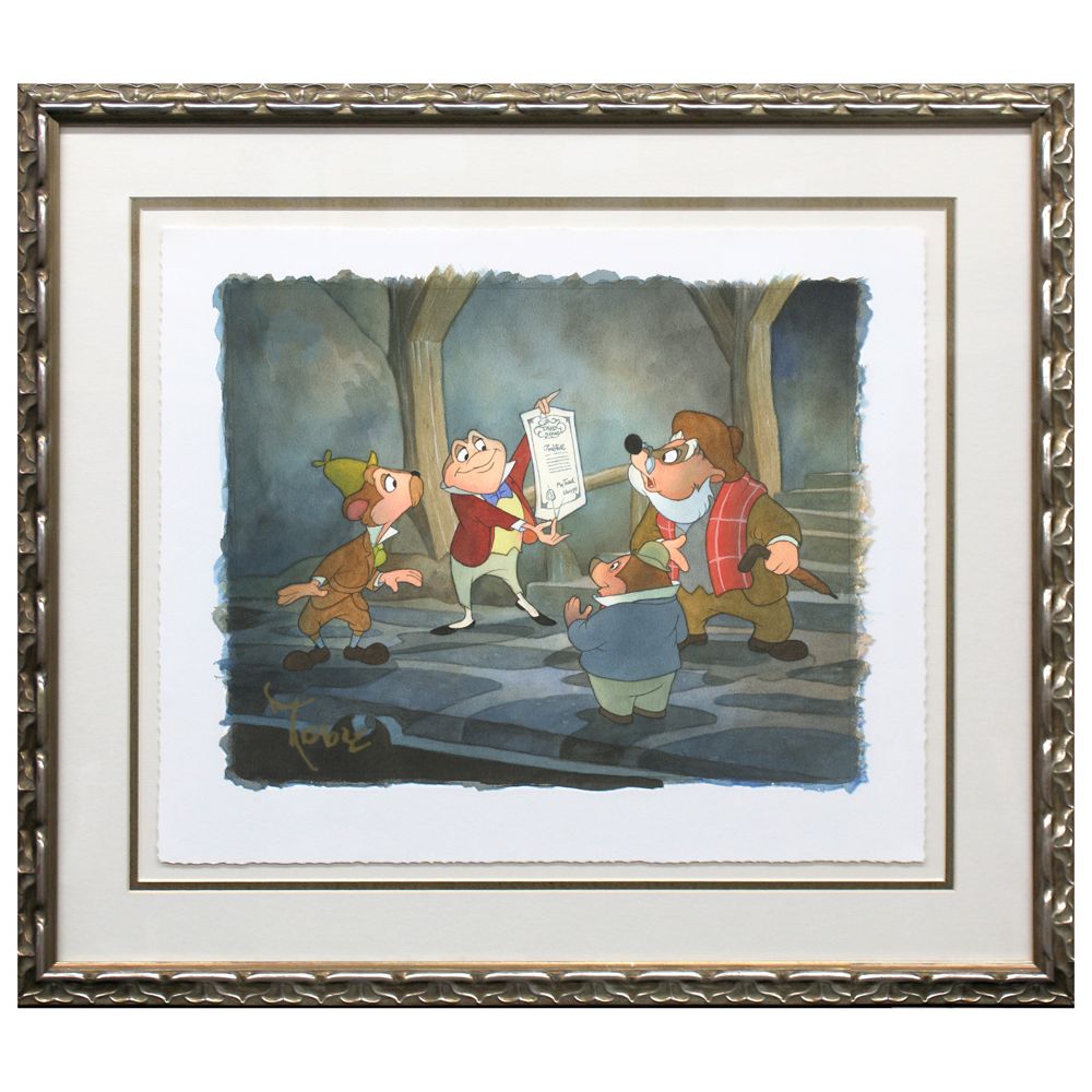 Limited-Edition Framed ''Triumphant Mr. Toad'' The Adventures of Ichabod and Mr Toad Gicl&eacute;e on Paper by Toby Bluth