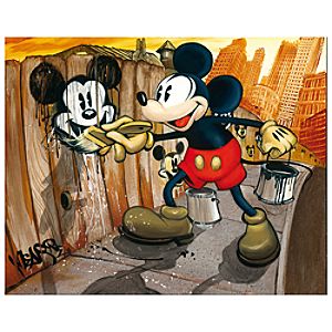 Mickey Mouse ''Mickey da Vinci''  Gicl&eacute;e on Canvas - BLOC28