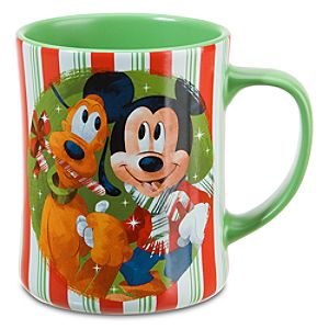 Holiday Friends Minnie Mouse and Mickey Mouse Mug