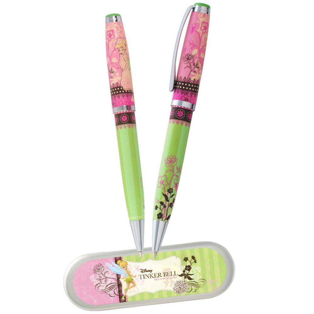 Sweet Pixie Tinker Bell Pen and Pencil Set