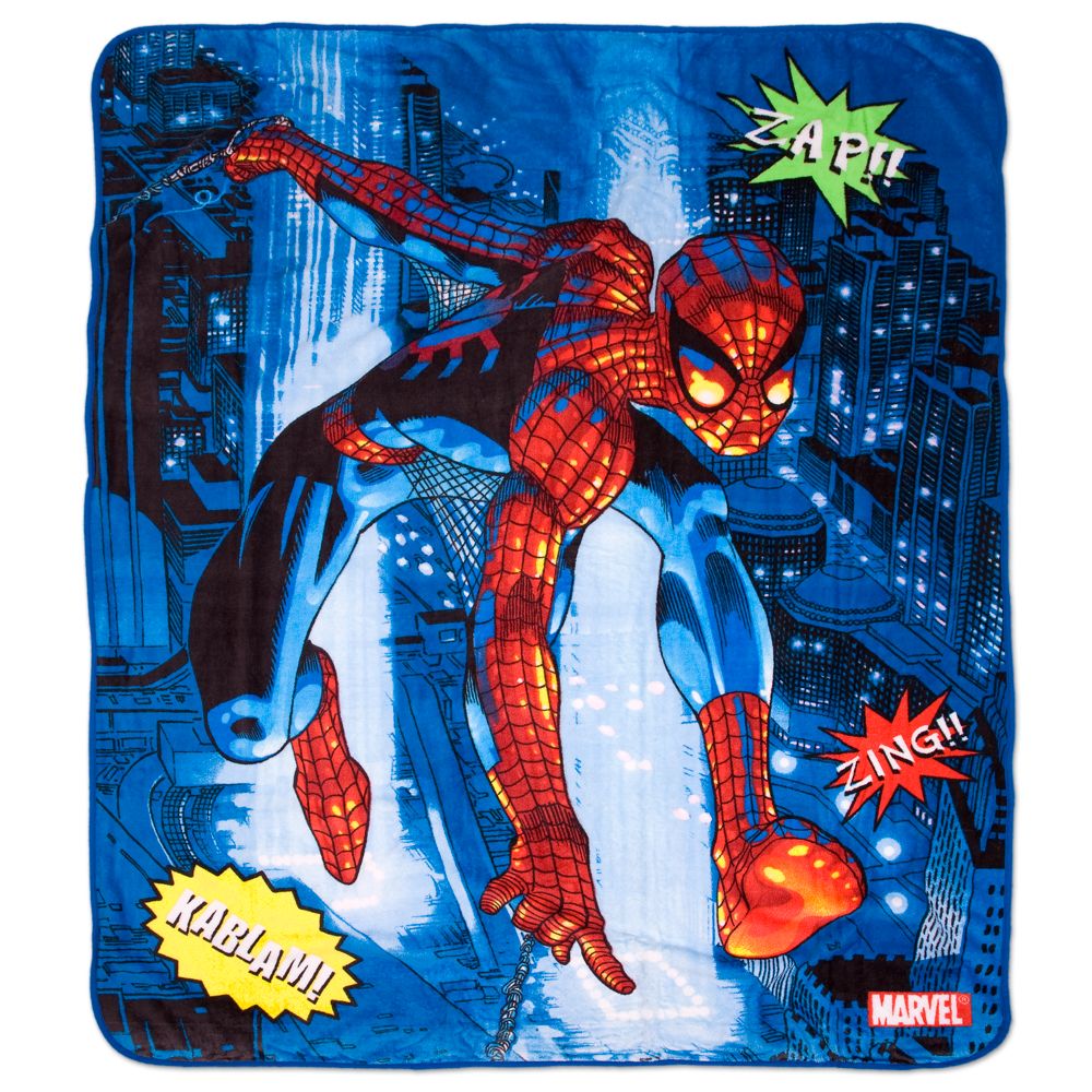 Action Spider-Man Fleece Throw Blanket