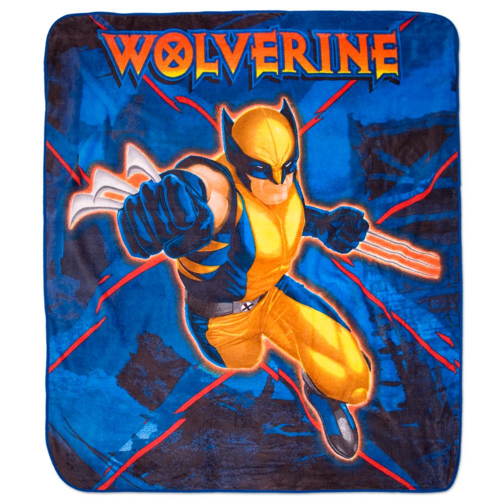 Wolverine Fleece Throw Blanket