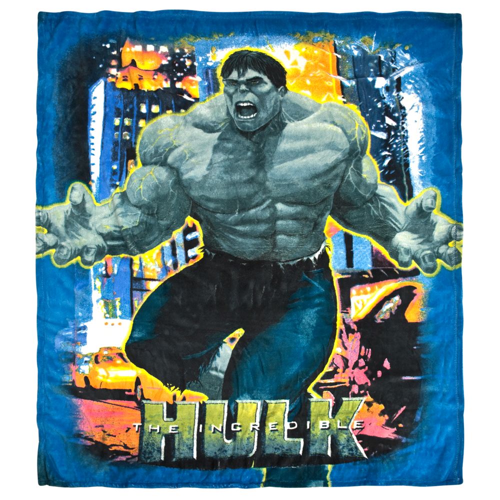Incredible Hulk Fleece Throw Blanket