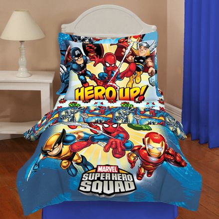 Marvel Super Hero Squad Bedding Set for Toddlers -- 4-Pc.