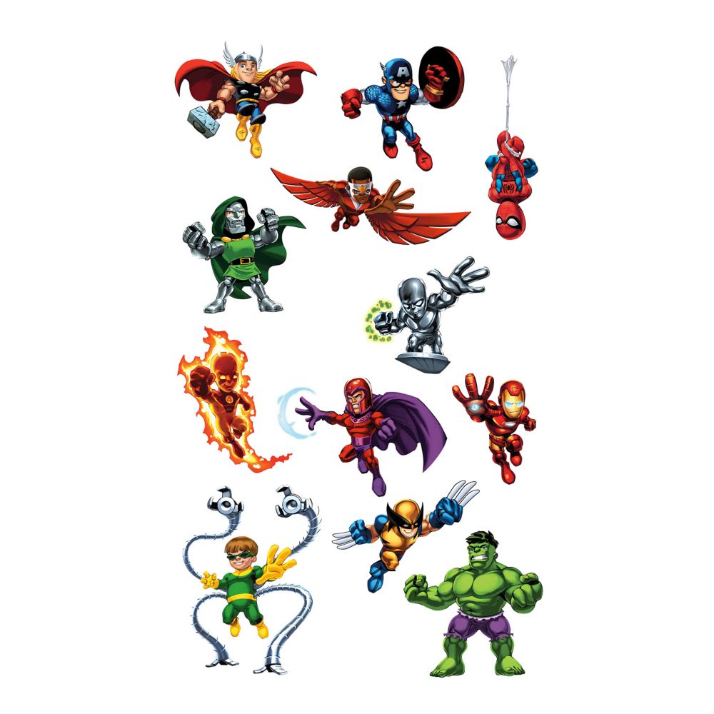 Superhero Squad Wall Graphic Set by Fathead -- 14-Pc.