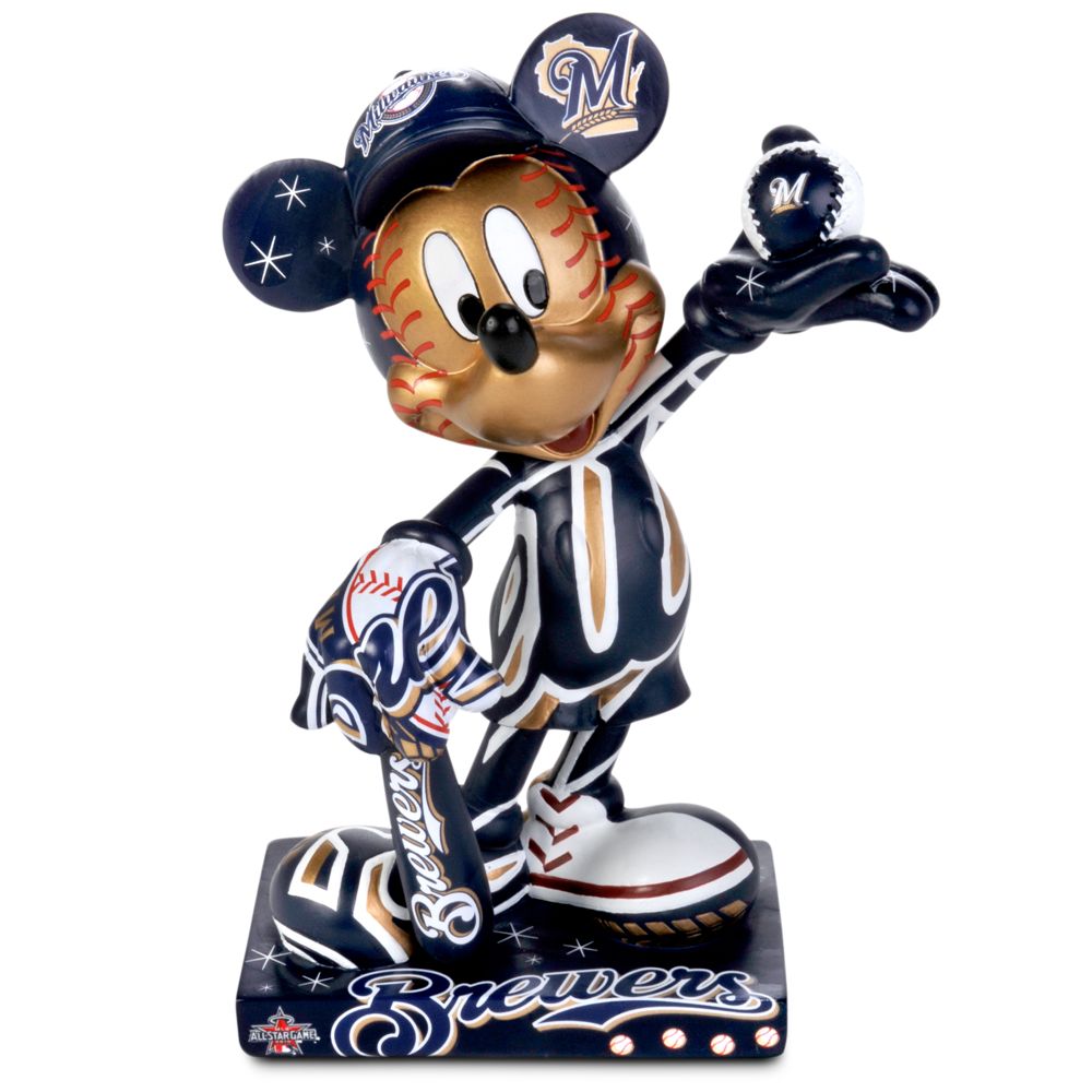 Milwaukee Brewers 2010 All-Star Game Mickey Mouse Figurine - 7 1/2