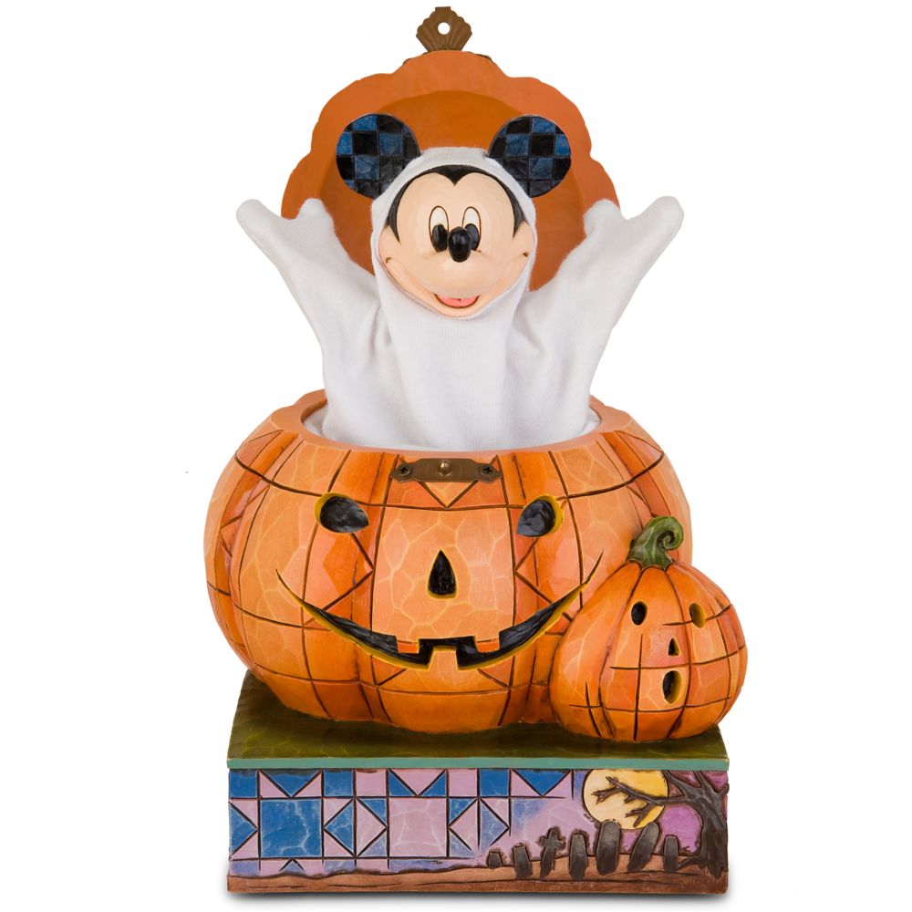 Halloween Jack-o-Lantern Mickey Mouse Figurine by Jim Shore