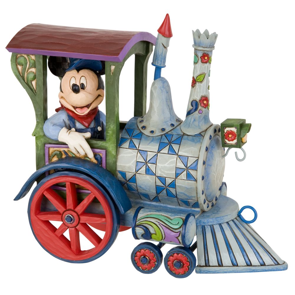 All Aboard!'' Train Mickey Mouse Figurine by Jim Shore