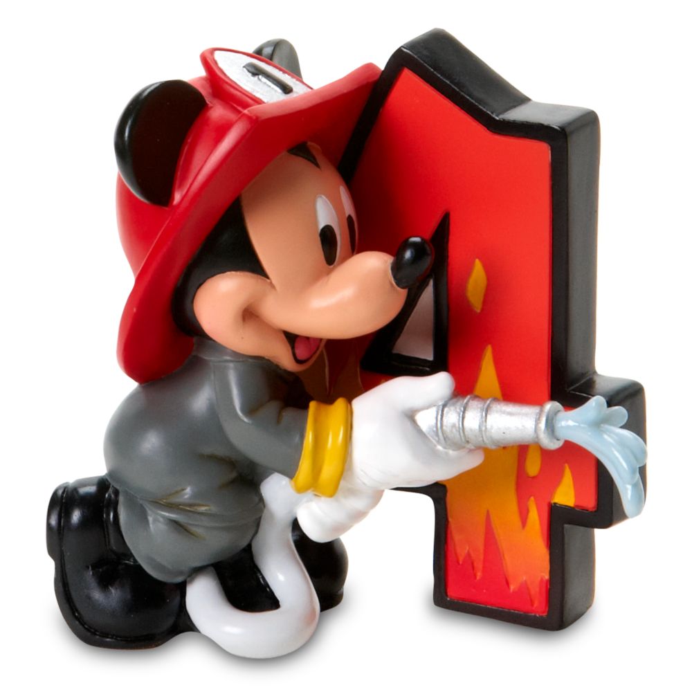 Number 4 Mickey Mouse Figurine