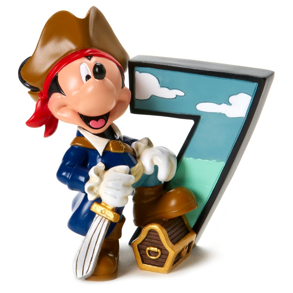 Number 7 Mickey Mouse Figurine