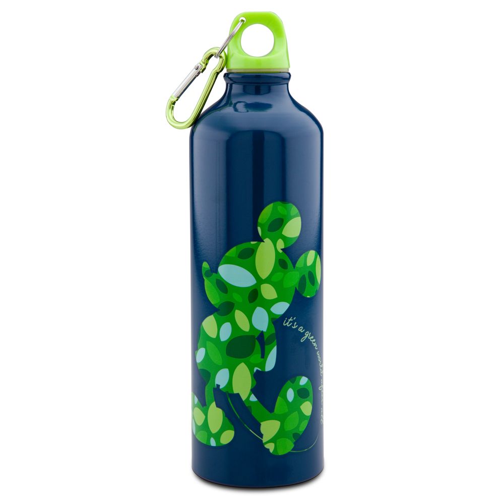 Earth Day Mickey Mouse Aluminum Water Bottle