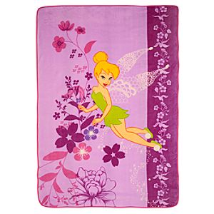 I Believe in Fairies'' Tinker Bell Plush Blanket