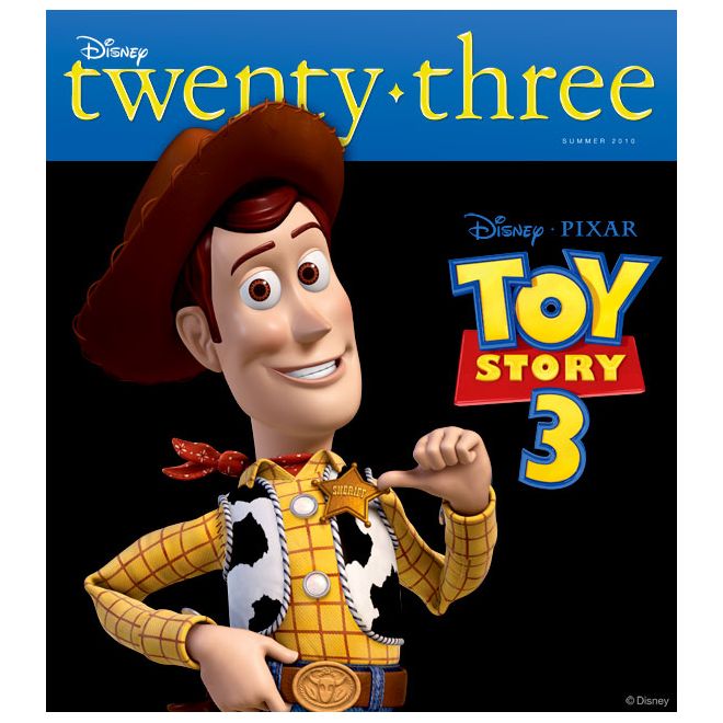 D23 Disney twenty-three Summer 2010 Magazine -- Sheriff Woody Cover