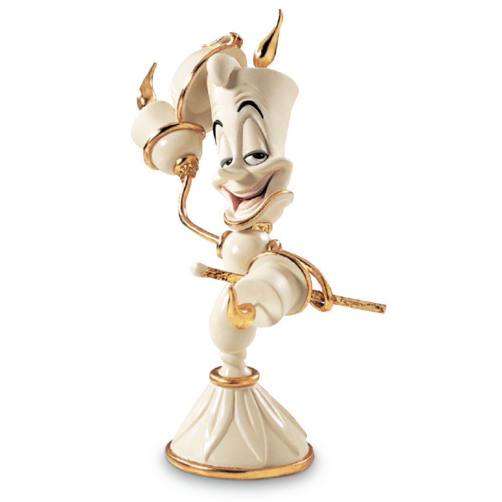 ''Welcome'' Lumiere Beauty and the Beast Figurine by Lenox