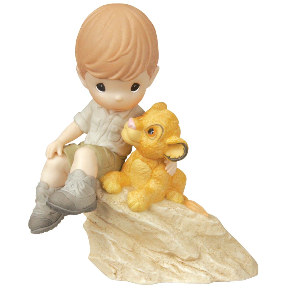 ''You're My Pride And Joy'' Disney Boy and Simba Figurine by Precious Moments