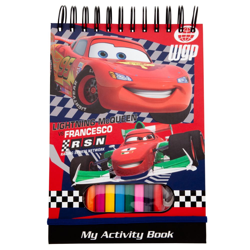 Cars 2 Art Activity Book