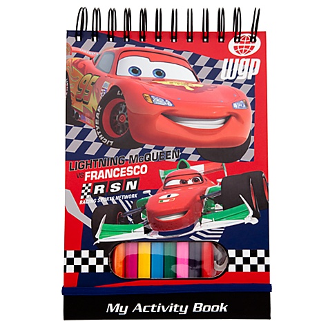 Cars 2 Art Activity Book