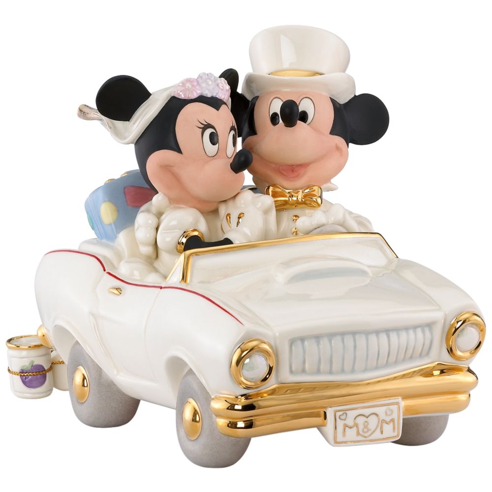 ''Minnie's Dream Honeymoon'' Mickey and Minnie Mouse Figurine by Lenox