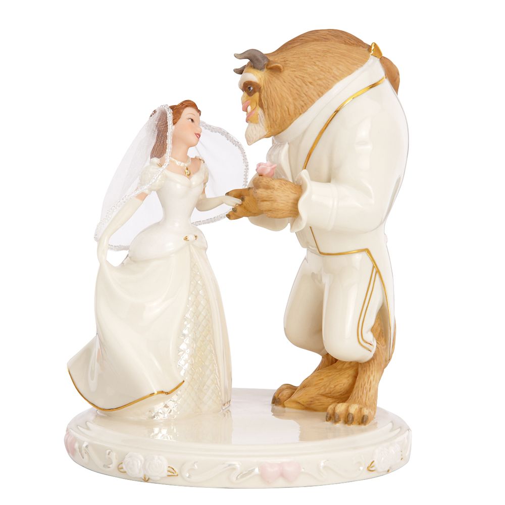 ''Wedding Dreams'' Beauty and the Beast Cake Topper by Lenox