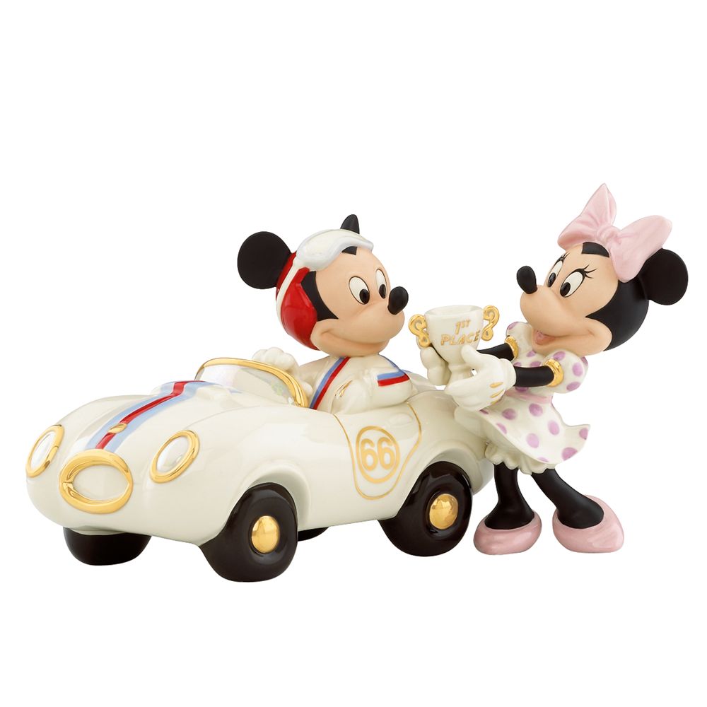 Winner's Circle" Minnie and Mickey Mouse Figurine by Lenox