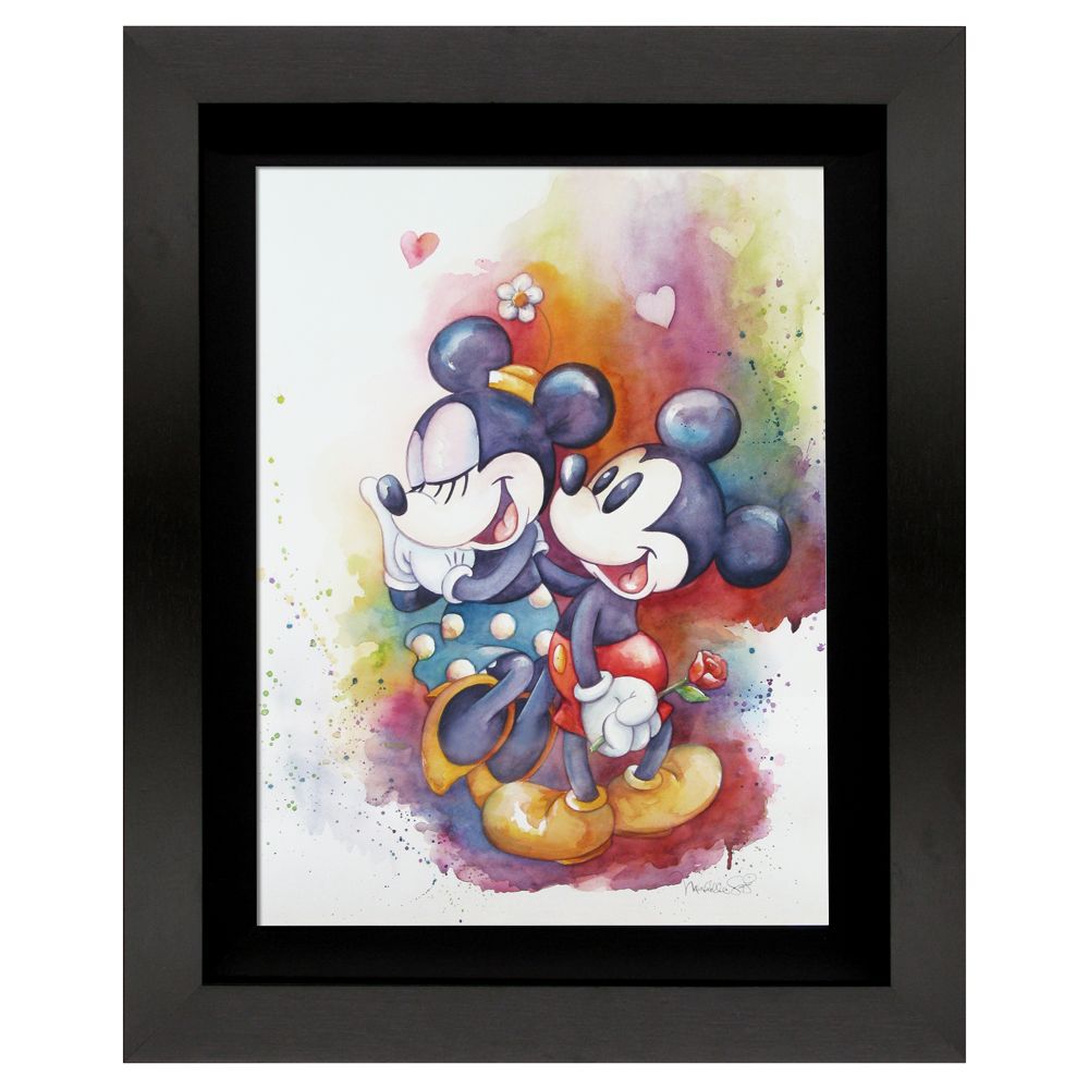 ''A Rose for Minnie'' Mickey Mouse Giclée