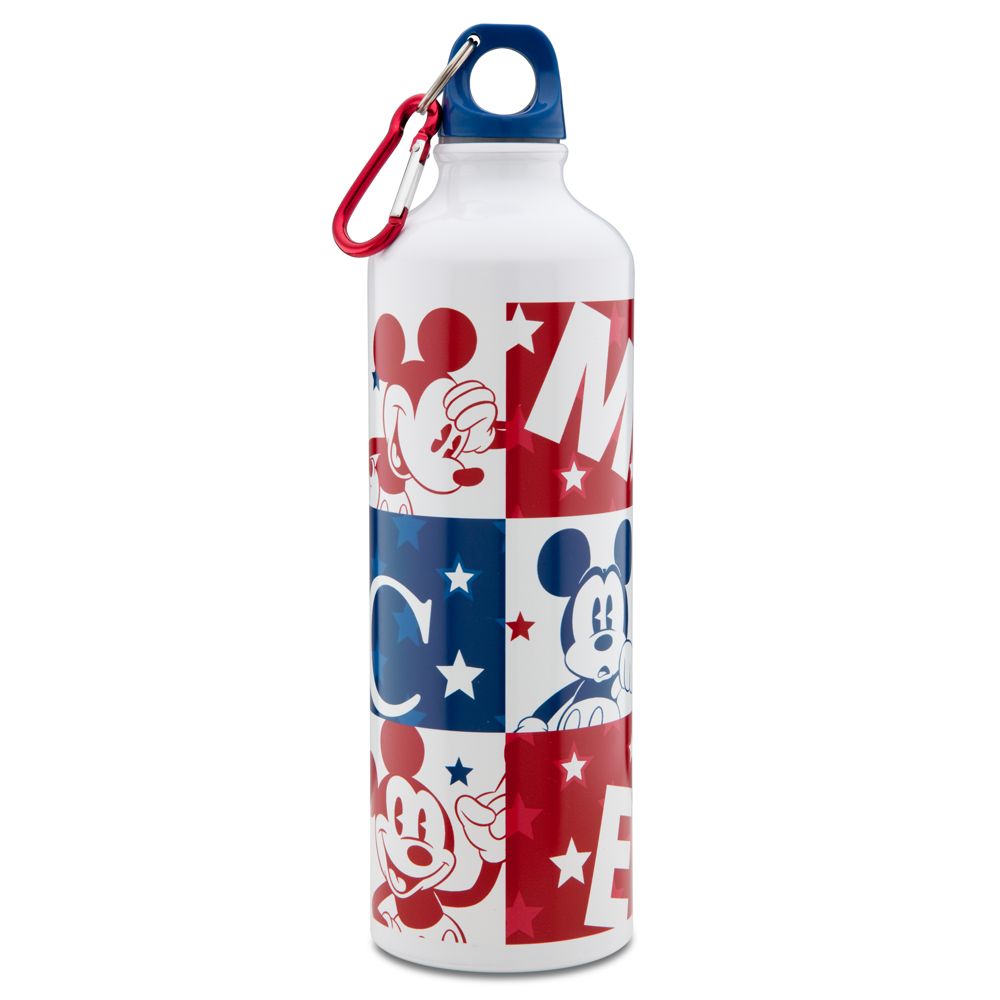 Americana Mickey Mouse Aluminum Water Bottle