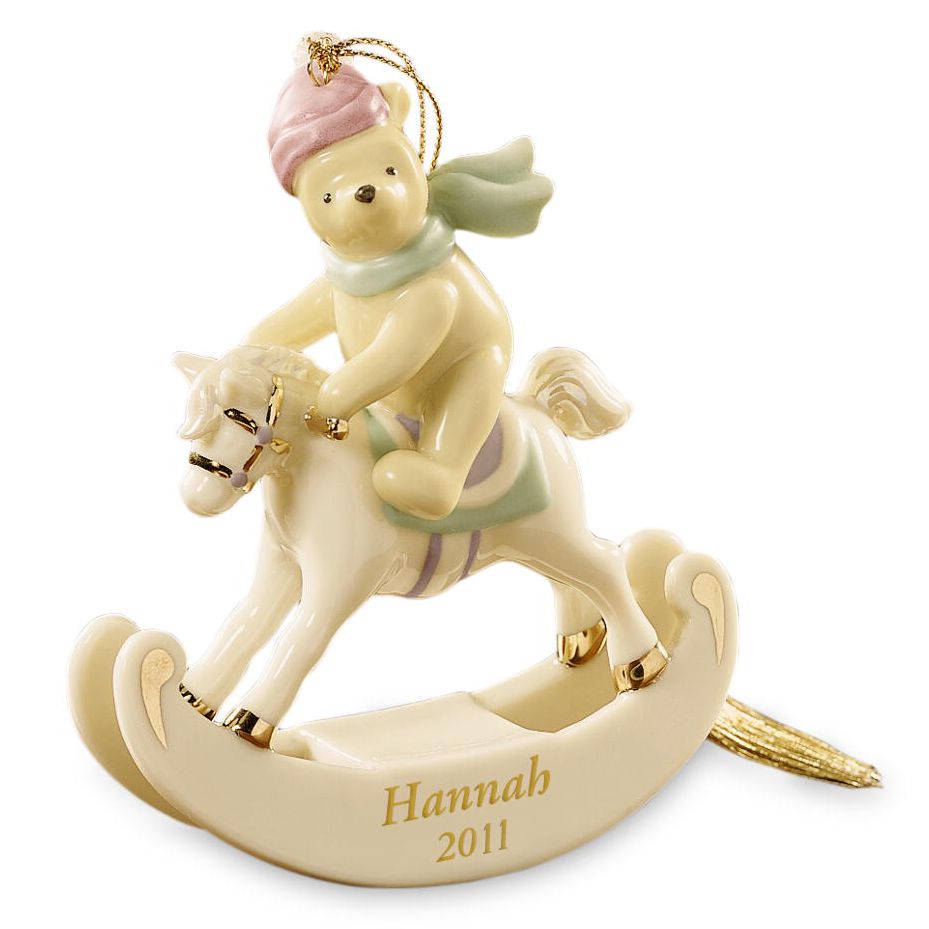 Personalized Winnie the Pooh and Me Ornament by Lenox