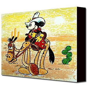End of the Trail Mickey Mouse Giclée
