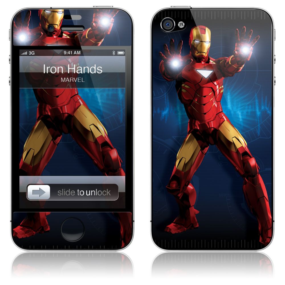 ''Iron Hands'' Iron Man 2 iPhone 4 Skin