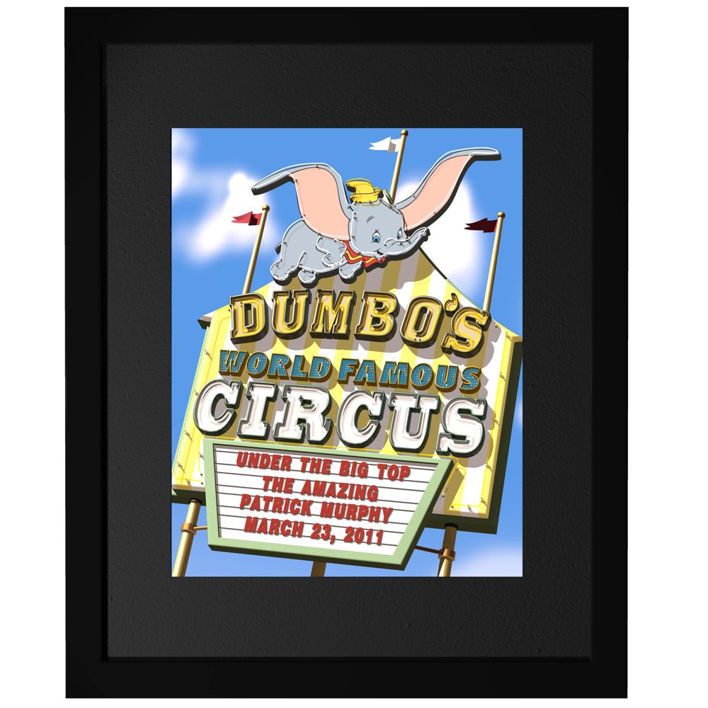 Personalized Dumbo's Circus FantaSign&reg;