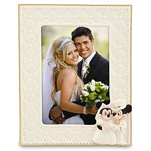 Happily Ever After'' Minnie and Mickey Mouse Frame by Lenox -- 5'' x 7''