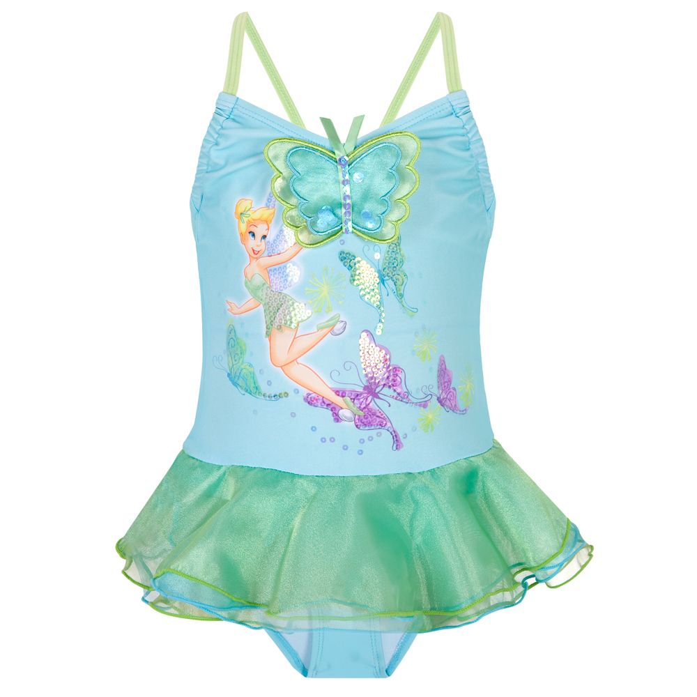 Deluxe Tinker Bell Swimsuit for Girls
