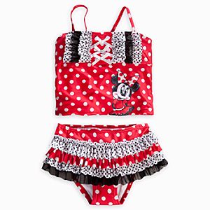 Minnie Mouse Deluxe Swimsuit for Girls - 2-Piece