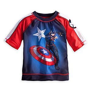Captain America Rashguard for Boys