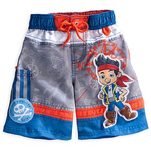 Jake and the Never Land Pirates Swim Trunks for Boys