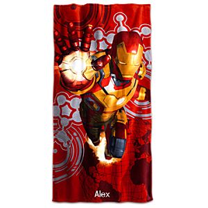 Iron Man Beach Towel - Personalizable