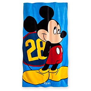 Mickey Mouse Beach Towel - Personalizable