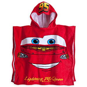 Lightning McQueen Hooded Towel for Boys