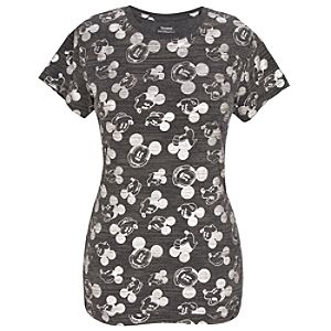Silver Foil Mickey Mouse Tee